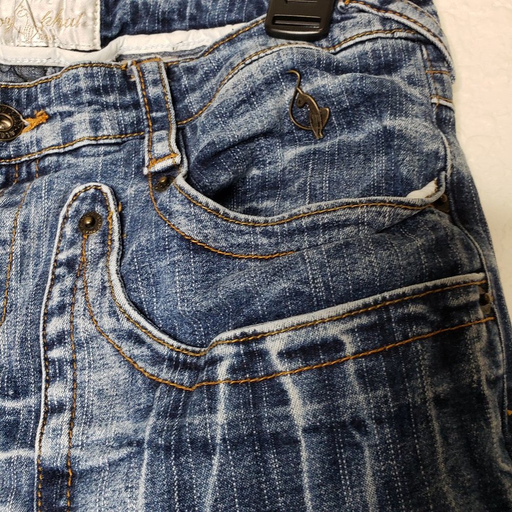 Baby Phat 7 Pocket Blue Jeans Size 11 - Picture 6 of 15